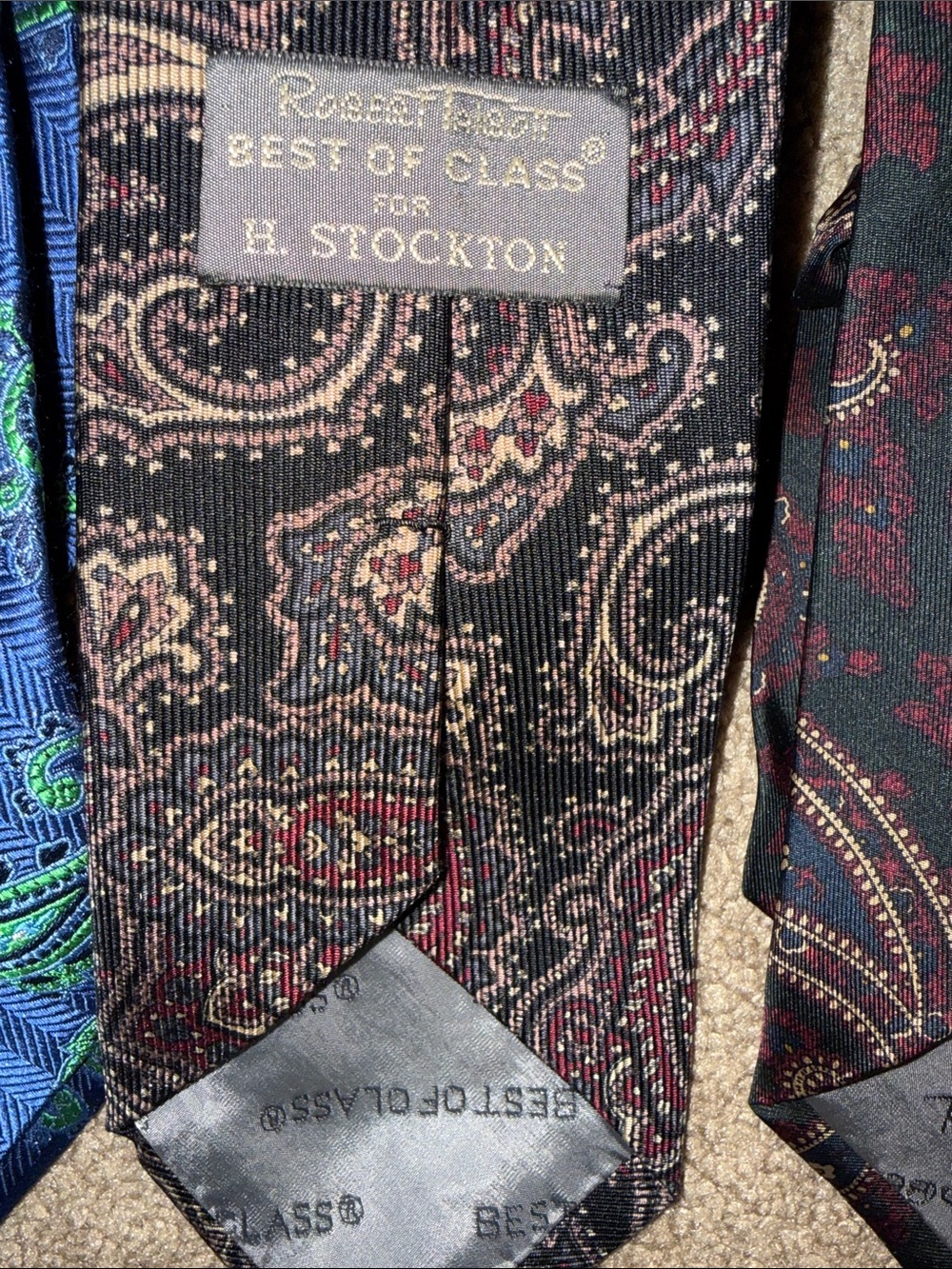Designer Men's Paisley & Patterned Tie Collection - Assorted Colors - Picture 15 of 16